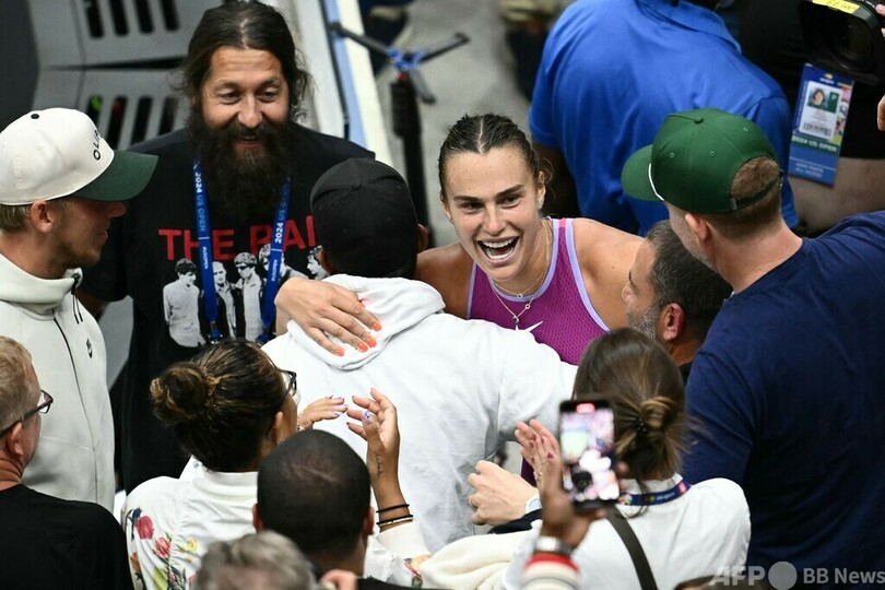 全米初Vサバレンカ「夢を諦めないでくれた」家族に感謝