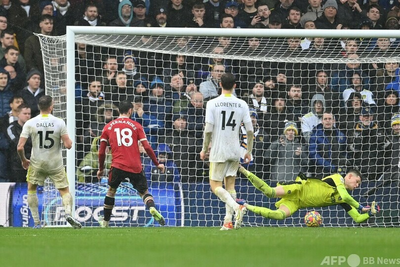 マンUがリーズ下す 反撃かわして4位堅持