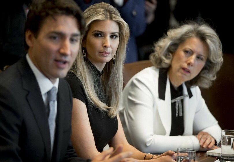 米大統領の長女イヴァンカさん、加首相との会合で中心的役割