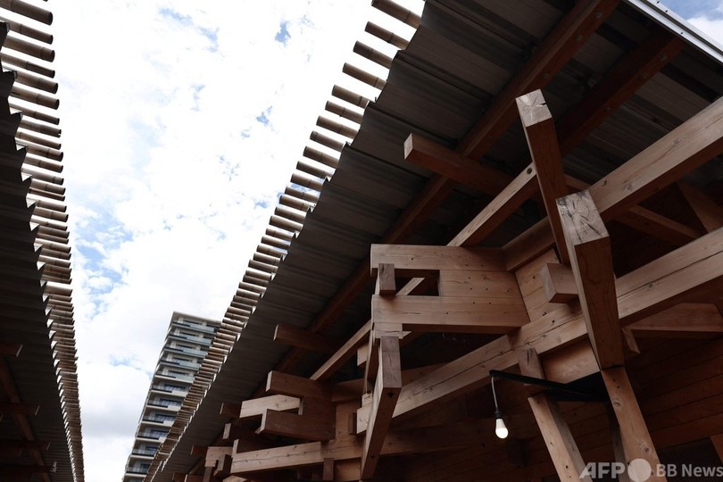 東京五輪、選手村を公開