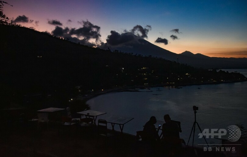 バリ島火山、避難者14万人以上 危険区域外の住民らに帰宅呼び掛け