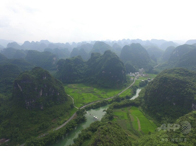 森林率が68%に回復 広西・羅城