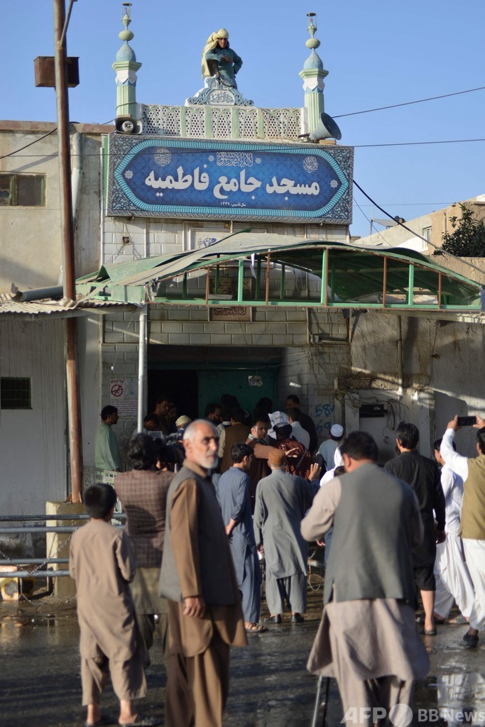 アフガン南部モスク自爆攻撃、IS分派が犯行声明