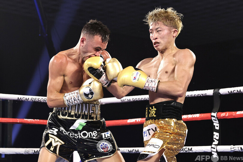 「怪物」井上、ベガスデビューでマロニーに7回KO勝ち