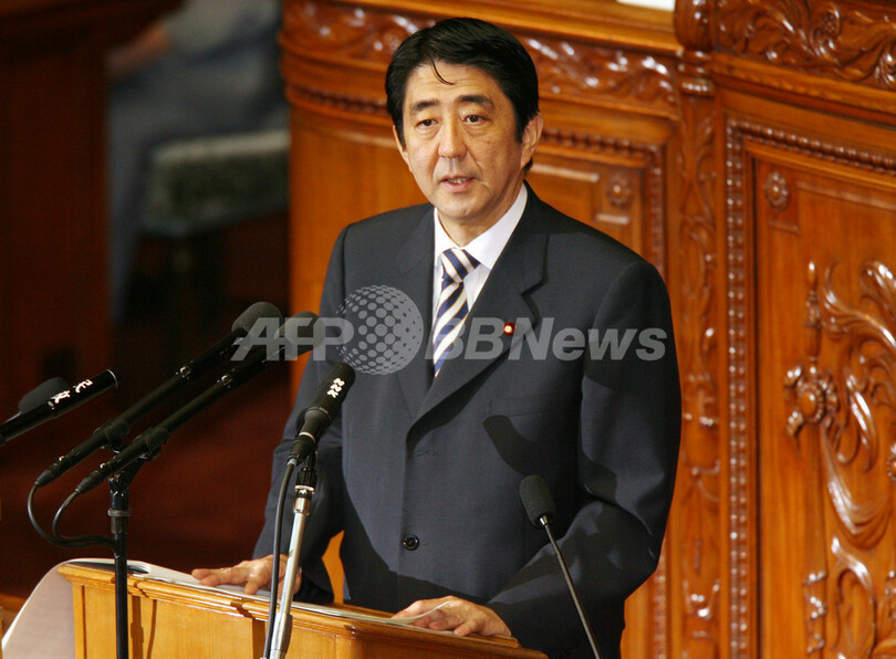 安倍首相、辞任表明