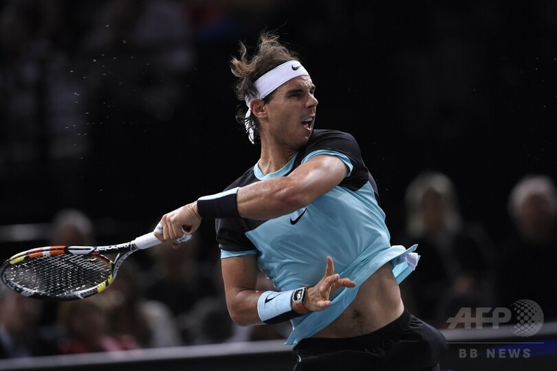 ナダル、マッチポイントしのぎ逆転で8強 パリ・マスターズ