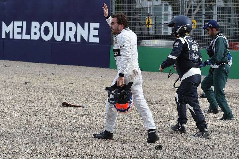 マクラーレン・ホンダのアロンソが大クラッシュ、オーストラリアGP