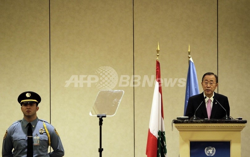「自国民を殺すのをやめなさい」国連事務総長、シリア大統領に呼びかけ 「自国民を殺すのをやめなさい」国連事務総長、シリア大統領に呼びかけ
