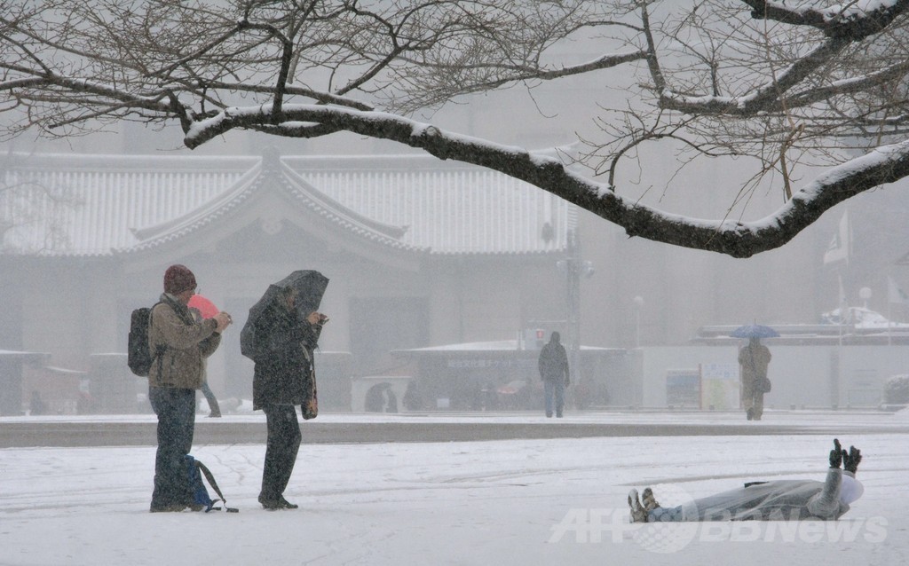 東京などに大雪警報、23区では13年ぶり 各地で交通の乱れ
