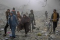 イスラエル軍の攻撃で破壊されたパレスチナ自治区ガザ市中心部で（2023年3月18日撮影）。(c) AFP