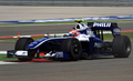 09F1第7戦トルコGP（%%Turkish Grand Prix 2009%%）フリー走行1回目。ウィリアムズ（%%Williams%%）のニコ・ロズベルグ（%%Nico Rosberg%%、ドイツ）が、24周を走行し、トップタイムとなるベストラップ1分28秒952を記録した。写真は21周を走行してベストラップ1分29秒371で6番手につけたウィリアムズ（%%Williams%%）の中嶋一貴（%%Kazuki Nakajima%%）。（2009年6月5日撮影）(c)AFP/MUSTAFA OZER