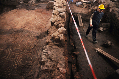 地下鉄拡張工事中に古代ローマの遺跡発見、博物館に ブルガリア