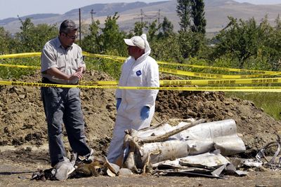 グルジア、OSCE報告がロシア機侵犯の裏付けと主張