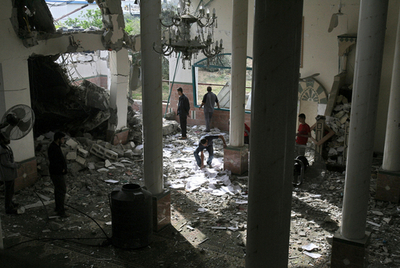 ガザ地区でイスラエル軍と銃撃戦、7人死亡