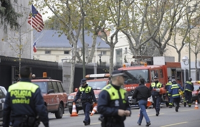 在韓米国大使館にも白い粉入り封筒