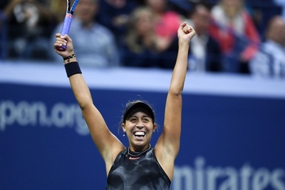 キーズ、完勝で全米OP決勝進出 スティーブンズとの親友対決へ