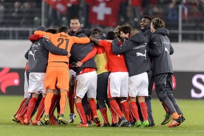 スイスが7得点奪い大勝！欧州選手権本大会出場へ