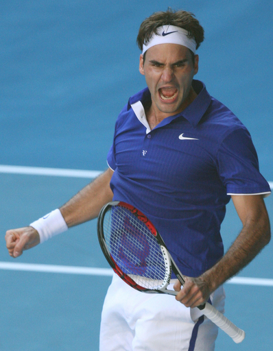 フェデラー 逆転勝利で準々決勝へ、全豪オープン