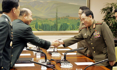 南北将官級会談、海上における軍事境界線設定をめぐり決裂