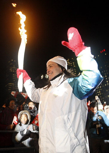 聖火リレー、トロントを通過