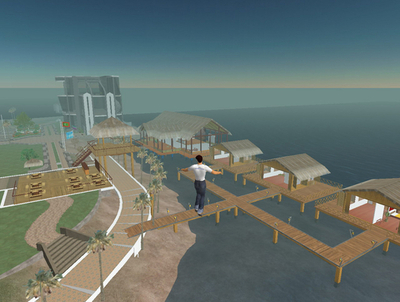 仮想空間「セカンドライフ」に、「バーチャル東京」がオープン