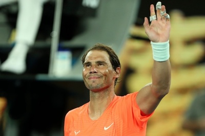 ナダル快勝で全豪OP3回戦進出 ファン退場の珍事も