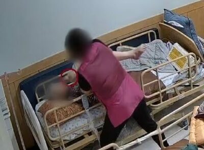 韓国の療養所「頭のてっぺんまで足を引き上げておむつ交換」という認知症患者の虐待