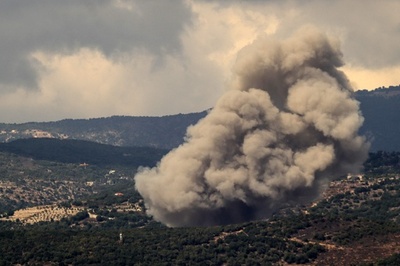 イスラエル軍、レバノン南部にも広域空爆