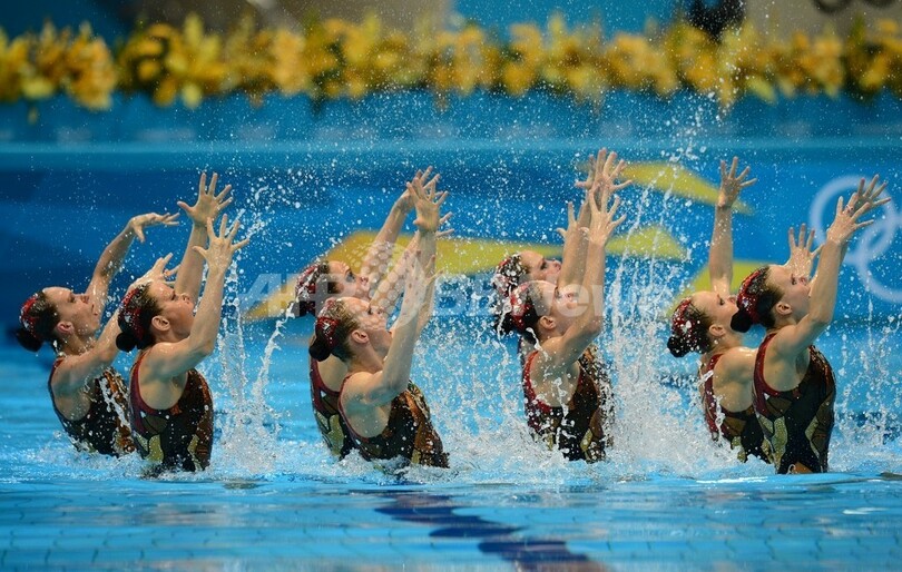 ロシアがシンクロナイズドスイミング・チームで4連覇