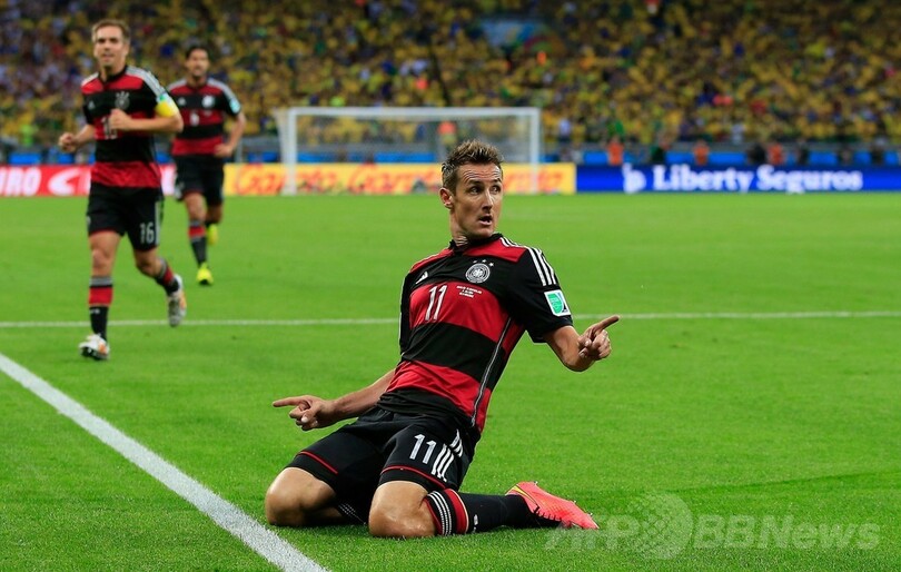 クローゼ、ブラジル戦でW杯最多得点記録を更新
