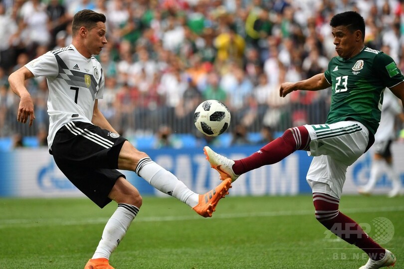 王者ドイツが初戦落とす、決勝点のメキシコFWは「最大の勝利の一つ」