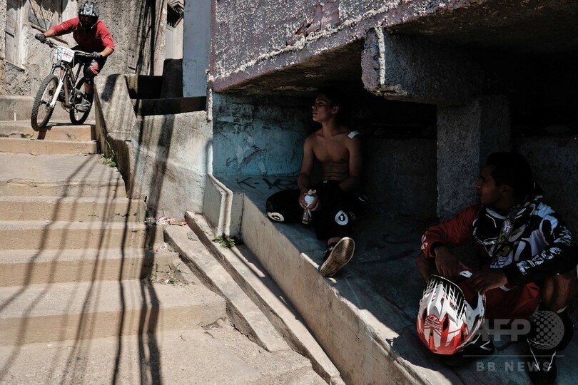 リオの貧困地区がマウンテンバイクのサーキットに