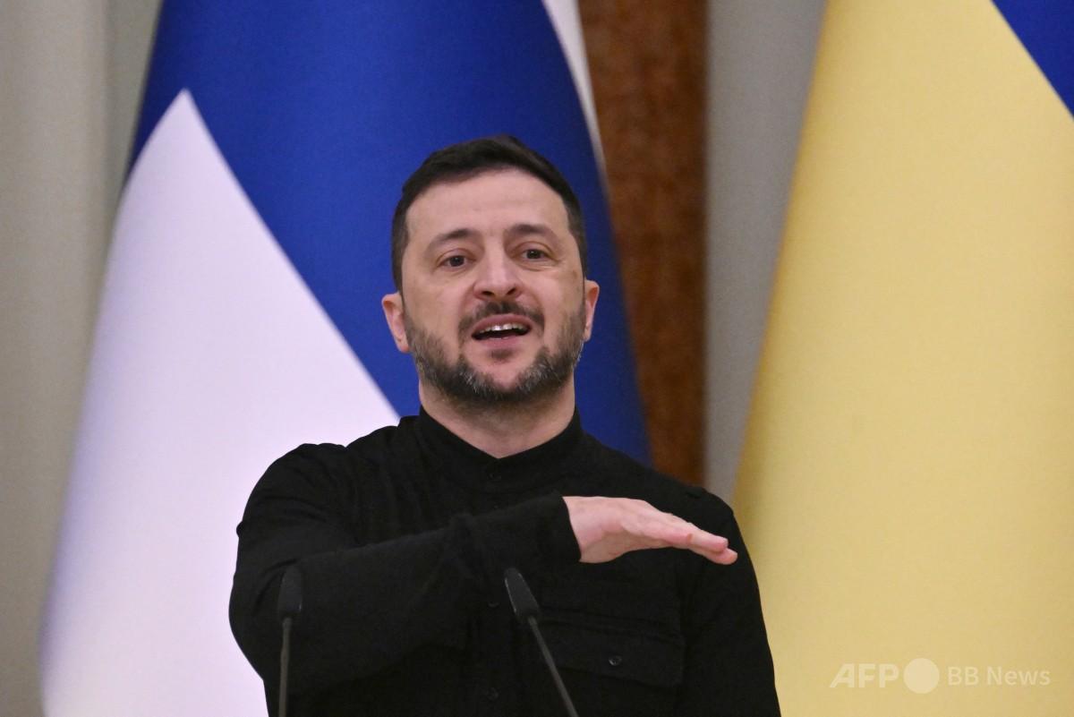 プーチン プーチンの目標は今もウクライナ全土の占領」 ゼレンスキー氏 写真3枚