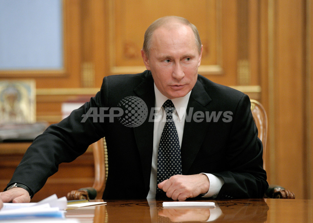 プーチン露首相、下院選の不正調査を拒否 抗議デモを一蹴 プーチン露首相、下院選の不正調査を拒否 抗議デモを一蹴