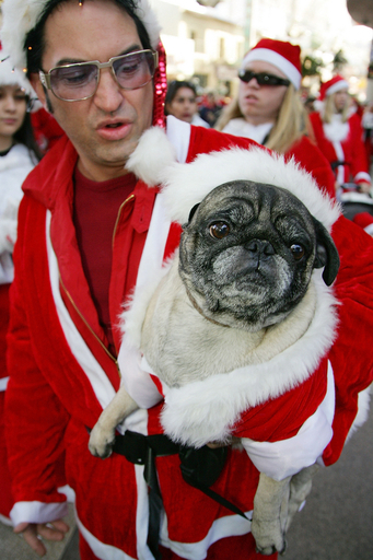 サンタがラスベガスを駆け抜ける ジークフリート＆ロイ登場 写真6枚