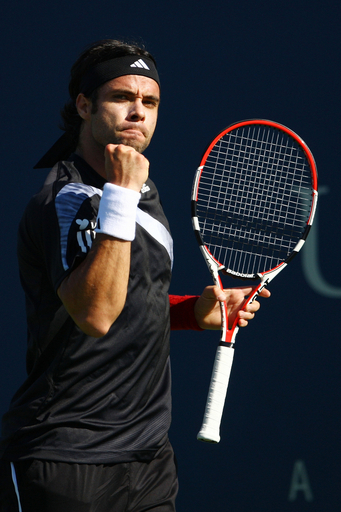 フェルナンド・ゴンザレスが2回戦進出、全米オープンテニス 写真6枚