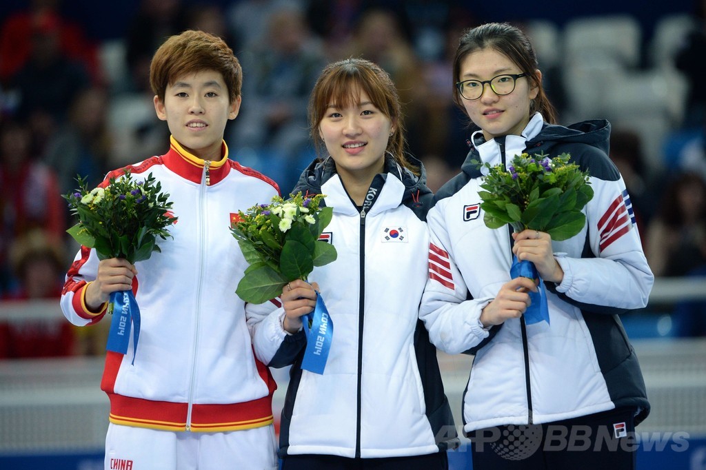 パク スンヒがショートトラック女子1000mで金 ソチ五輪 写真5枚 国際ニュース Afpbb News