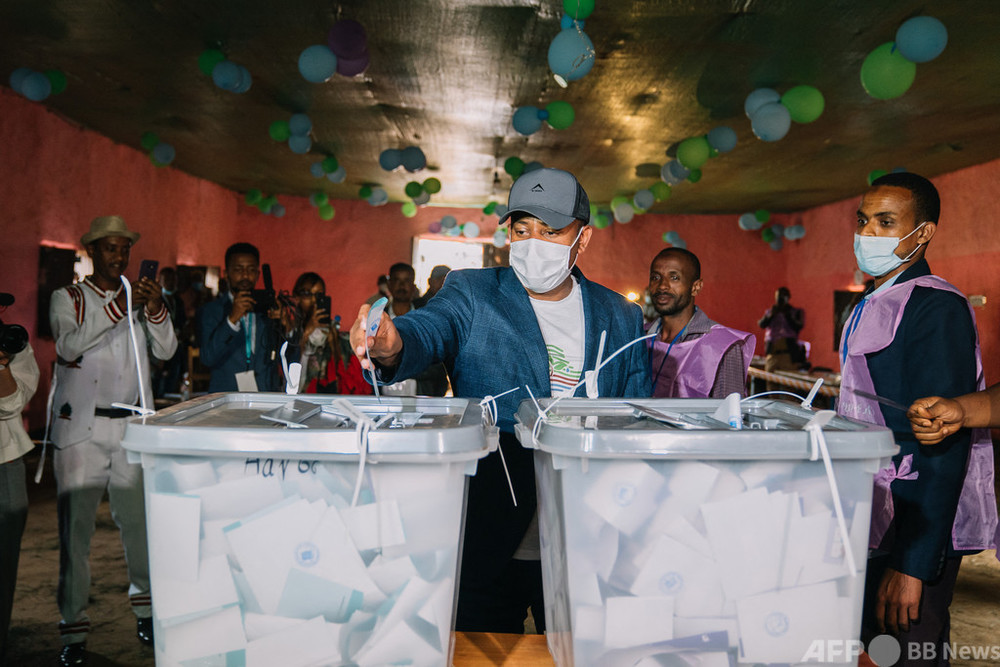 エチオピア議会選、与党圧勝 アビー首相の続投確実