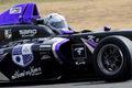 FIA-F4選手権のシーズン開幕を控え、静岡県小山町の富士スピードウェイでテスト走行に臨む小山美姫（2016年3月23日撮影）。(c)AFP/TORU YAMANAKA