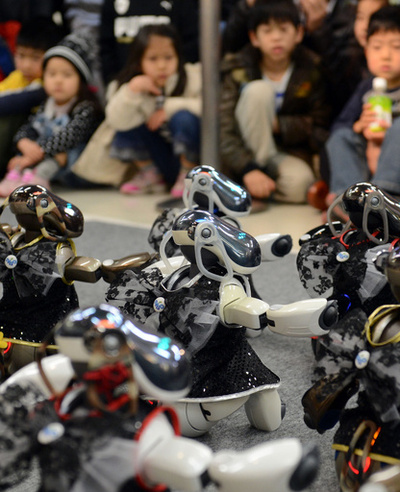 がんばれロボット！ダンスや徒競走で腕比べ 横浜