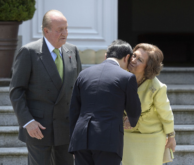 スペイン訪問中の皇太子さま、国王主催の午餐会にご出席