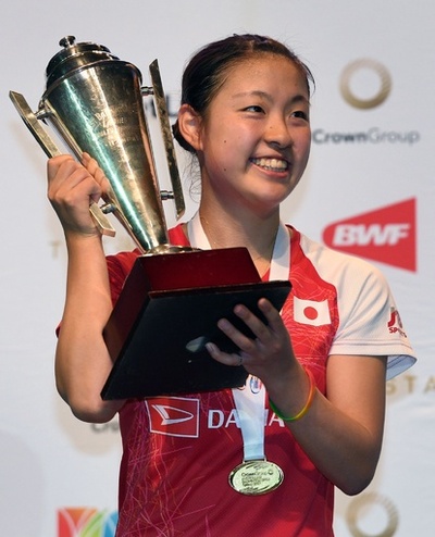 奥原希望が故郷へささげる優勝、山口茜との日本勢対決制す