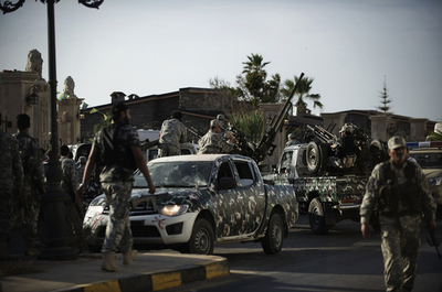 リビア軍、首都とその周辺から民兵組織を排除