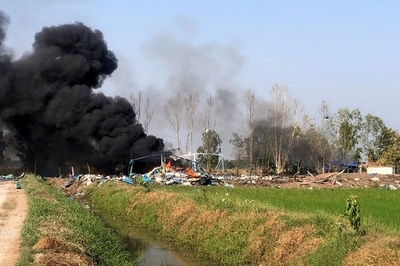 タイで花火工場爆発、23人死亡