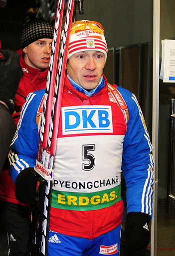 チョウドフ 男子12.5キロメートル・パシュートで金メダルを獲得、バイアスロン世界選手権