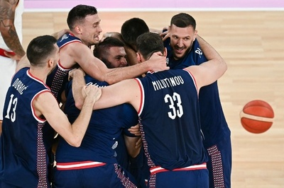 セルビアがドイツ下して銅メダル獲得 パリ五輪バスケ男子