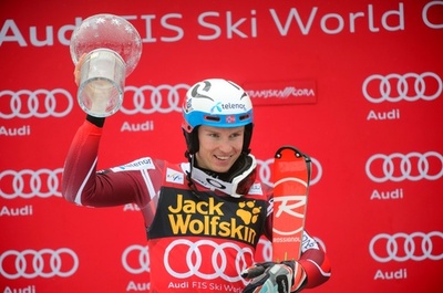 クリストファーセンが回転で種目別優勝、アルペンスキーW杯
