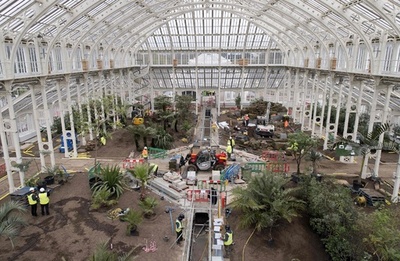 19世紀英国のガラス温室、60億円かけ大改修 5月再公開へ