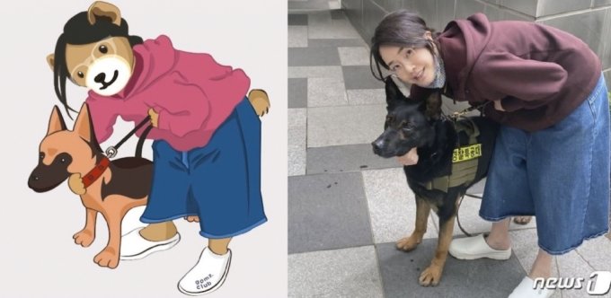 写真左はオープンシーより、右は金建希氏(c)news1