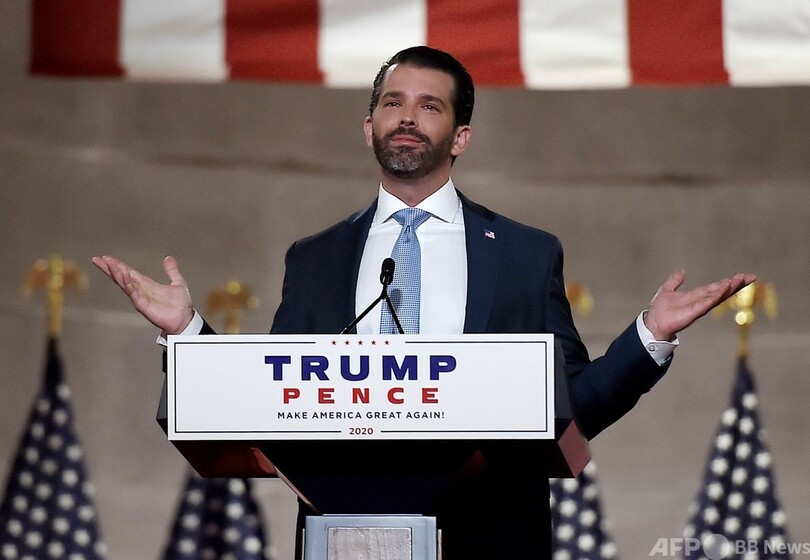 トランプ大統領の長男、コロナ陽性で隔離 症状なし